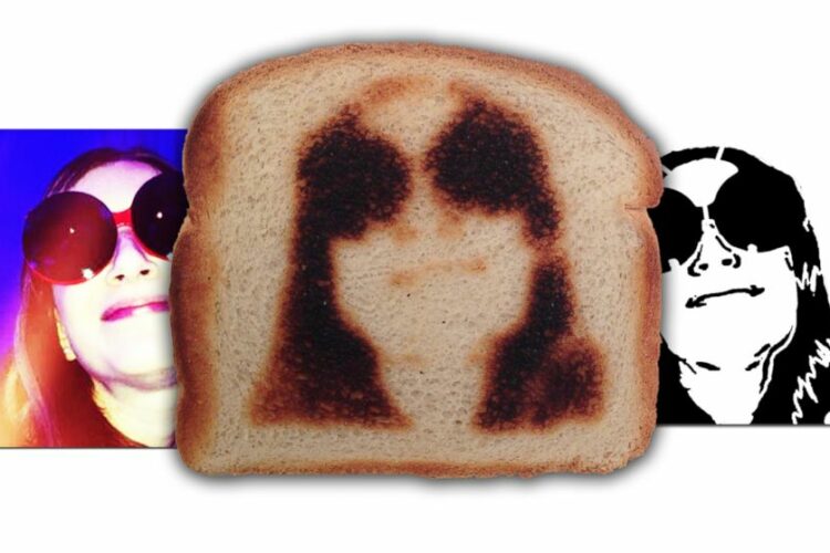 a toaster that prints a selfie on your toast