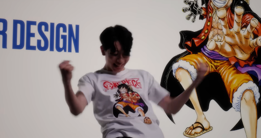 One Piece Base Shop Customization DTF print process